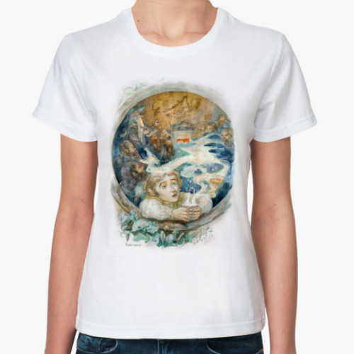 Классическая футболка с принтом Хоббит