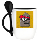 Кружка с ложкой