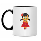 Кружка двухцветная