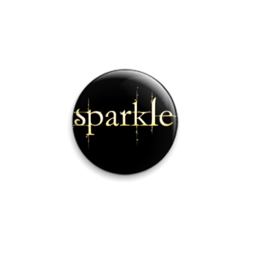 Значок 25мм с принтом Sparkle