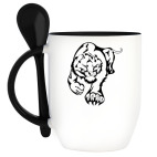 Кружка с ложкой