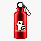 Металлическая бутылка 400 мл UV-DTF