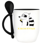 Кружка с ложкой