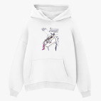 Толстовка худи оверсайз