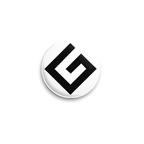 Значок 25мм с принтом Grammar Nazi / Граммар наци