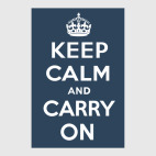 Постер 80 х 120 см Keep Calm and Carry On