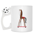 Кружка с футбольным мячиком