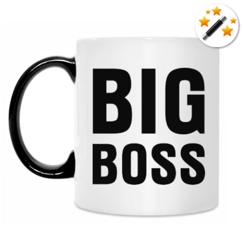 Кружка-хамелеон с принтом big boss