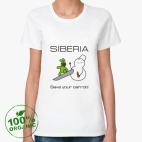 Женская футболка органик