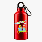 Металлическая бутылка 400 мл UV-DTF