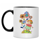 Кружка двухцветная