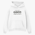 Толстовка худи оверсайз