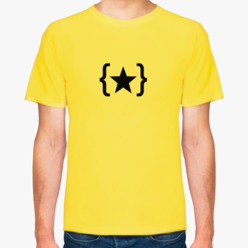 Футболка с принтом Black Star