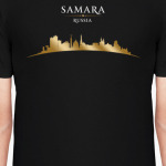 Самара Россия, силуэт города