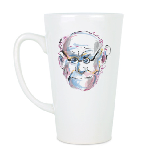 Чашка Латте с принтом «Фрейд»