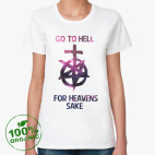 Женская футболка органик