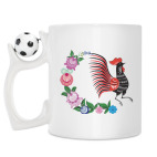 Кружка с футбольным мячиком