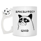 Кружка с футбольным мячиком