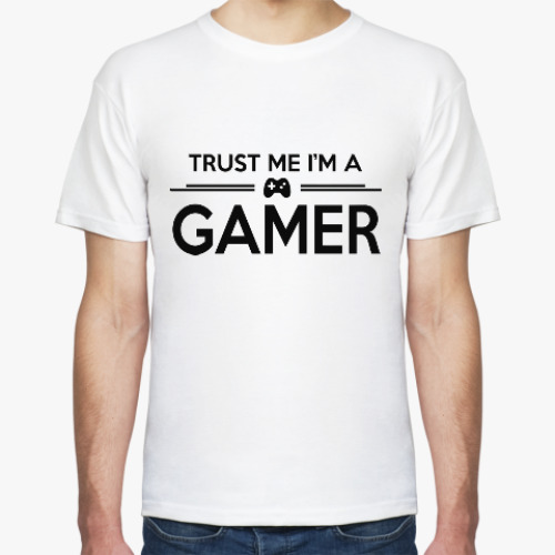 Футболка с принтом Я геймер