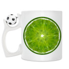 Кружка с футбольным мячиком