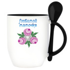 Кружка с ложкой