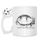 Кружка с футбольным мячиком