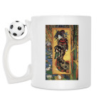 Кружка с футбольным мячиком