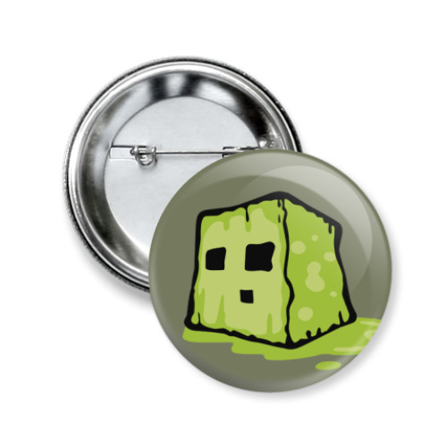 Значок 50мм с принтом  Slime