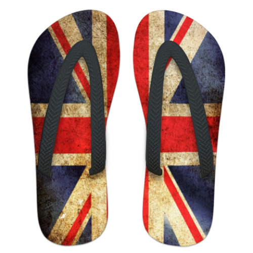 Шлепанцы (сланцы) с принтом Great Britain