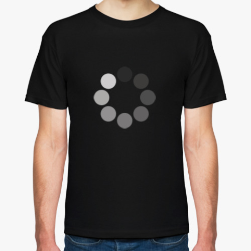 Футболка с принтом Загрузка