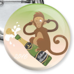 Обезьянка Доброго Нового 2016 года