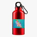 Металлическая бутылка 400 мл UV-DTF