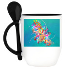 Кружка с ложкой