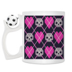 Кружка с футбольным мячиком