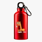 Металлическая бутылка 400 мл UV-DTF