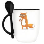 Кружка с ложкой