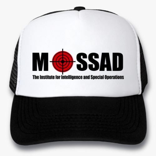 Кепка-тракер с принтом Mossad