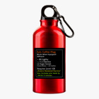 Металлическая бутылка 400 мл UV-DTF