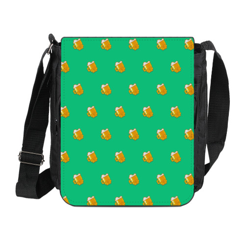 Сумка на плечо (мини-планшет) с принтом Пиво - зло