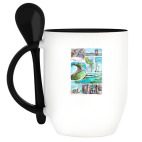 Кружка с ложкой