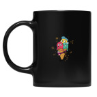 Кружка цветная UV-DTF