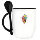 Кружка с ложкой