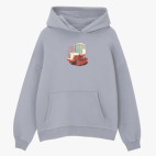 Толстовка худи оверсайз