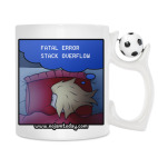 Кружка с футбольным мячиком