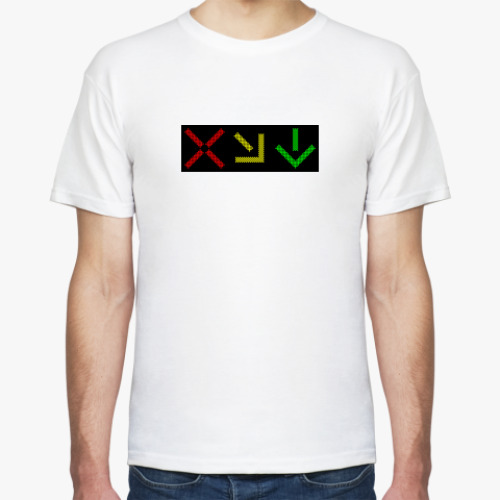 Футболка с принтом Реверсивный Х