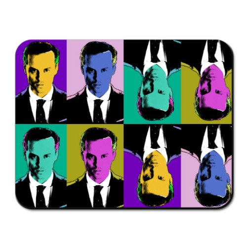 Коврик для мыши с принтом Шерлок(sherlock)