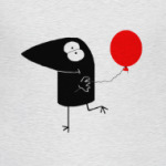 Воронёнок с воздушным шаром