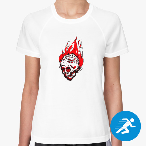 Женская спортивная футболка с принтом Критический успех