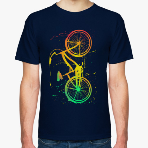 Футболка с принтом Велосипед
