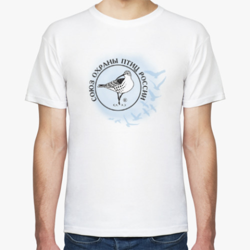 Футболка с принтом Союз охраны птиц России